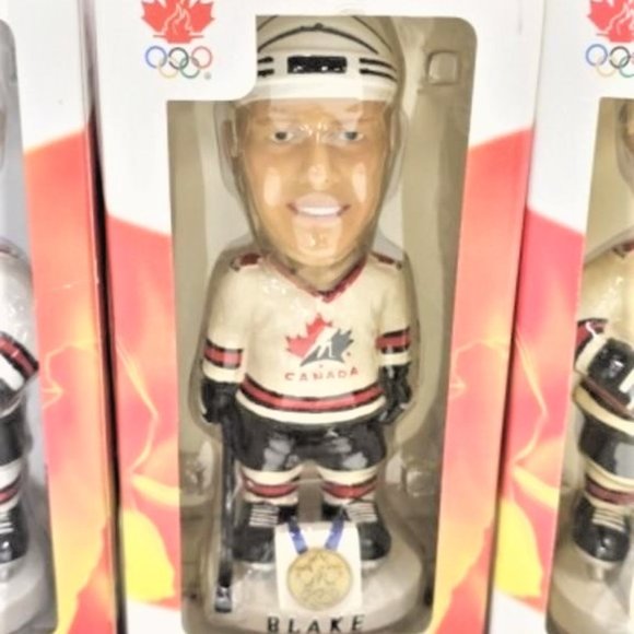 6 Team Canada BOBBLE DOBBLES Bobble Heads NHL Bobble Head Jovanovski Smyth Pega - Picture 5 of 7